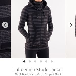 Lululemon Stride Jacket Size 8